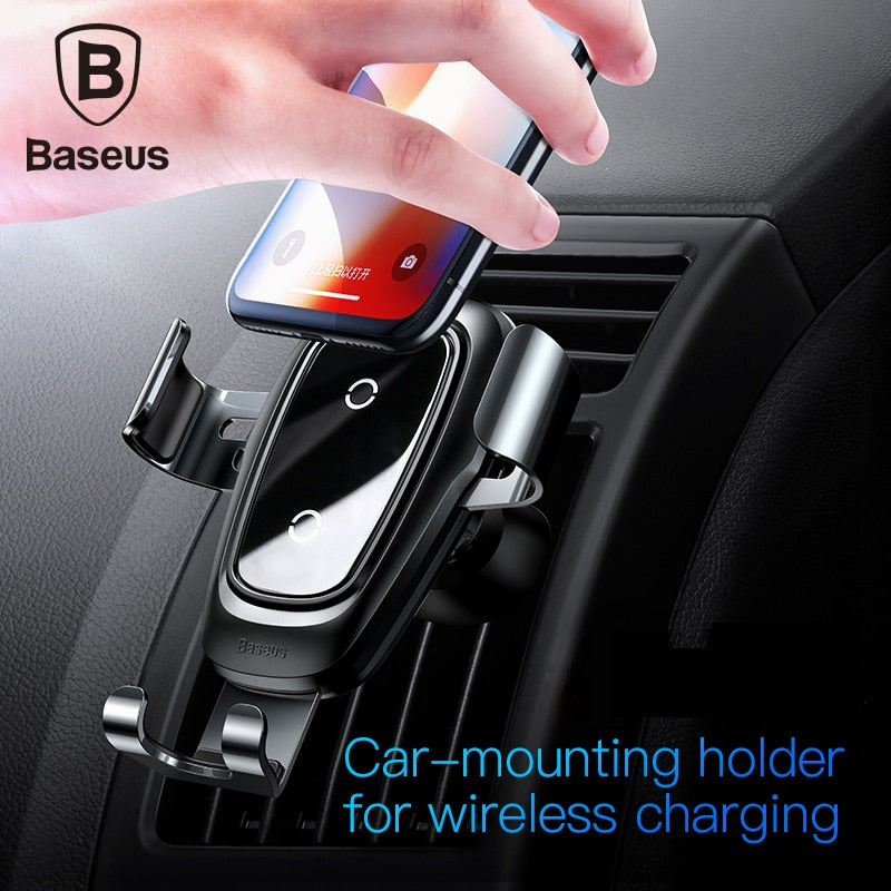 10w wireless charger and car phone holder