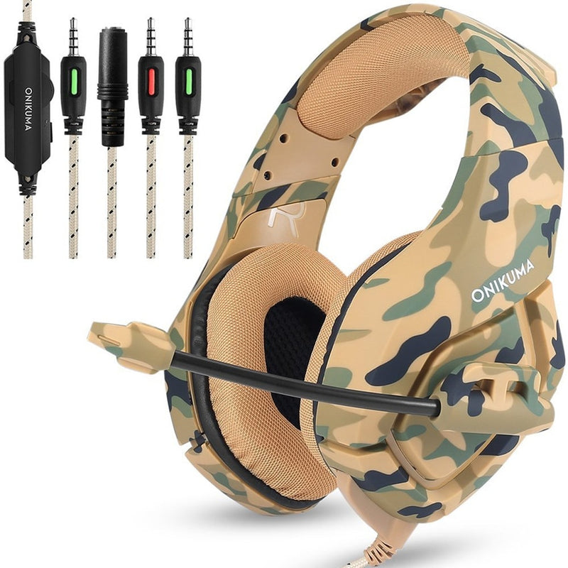 Camouflage Gaming Headphones