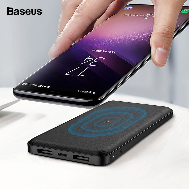 Wireless Charger Power Bank External Battery