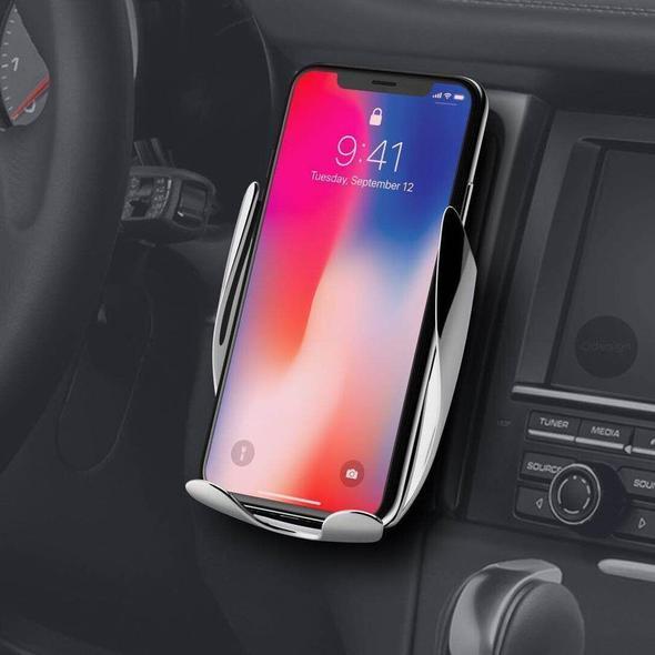 Auto Clamping Wireless Charger Car Mount