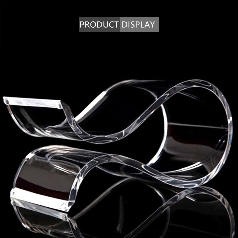 Transparent Acrylic Headphone Holder Earphone Headset Hanger Headphone Desk Display Stand Rack Hanger Support Bracket