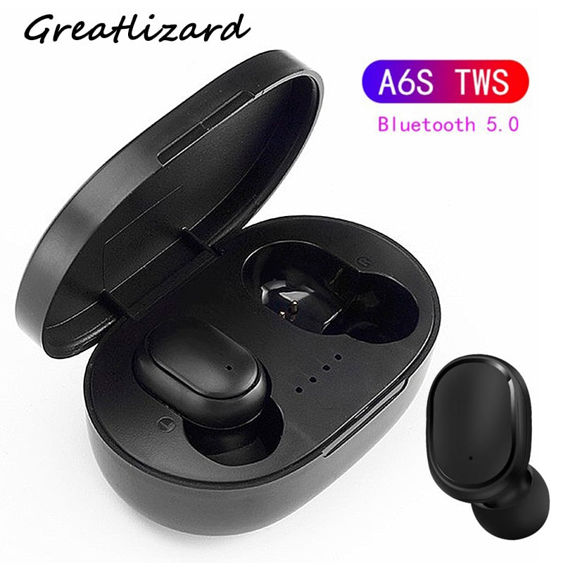 Mini A6S TWS Bluetooth Earphones