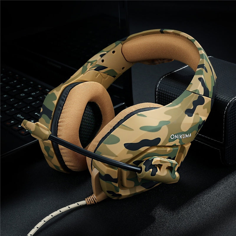 Camouflage Gaming Headphones